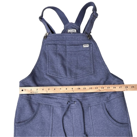 Duluth Trading Co Women's Souped-Up Sweats Storm Cotton Overalls Size S - Picture 5 of 11